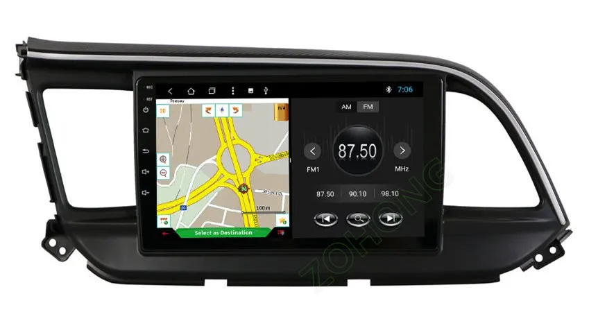 9 дюймов PIP 2.5D Octa 8 ядерный PIP Android для hyundai Elantra автомобильный DVD мультимедийный плеер радио gps Навигация BT wifi карта