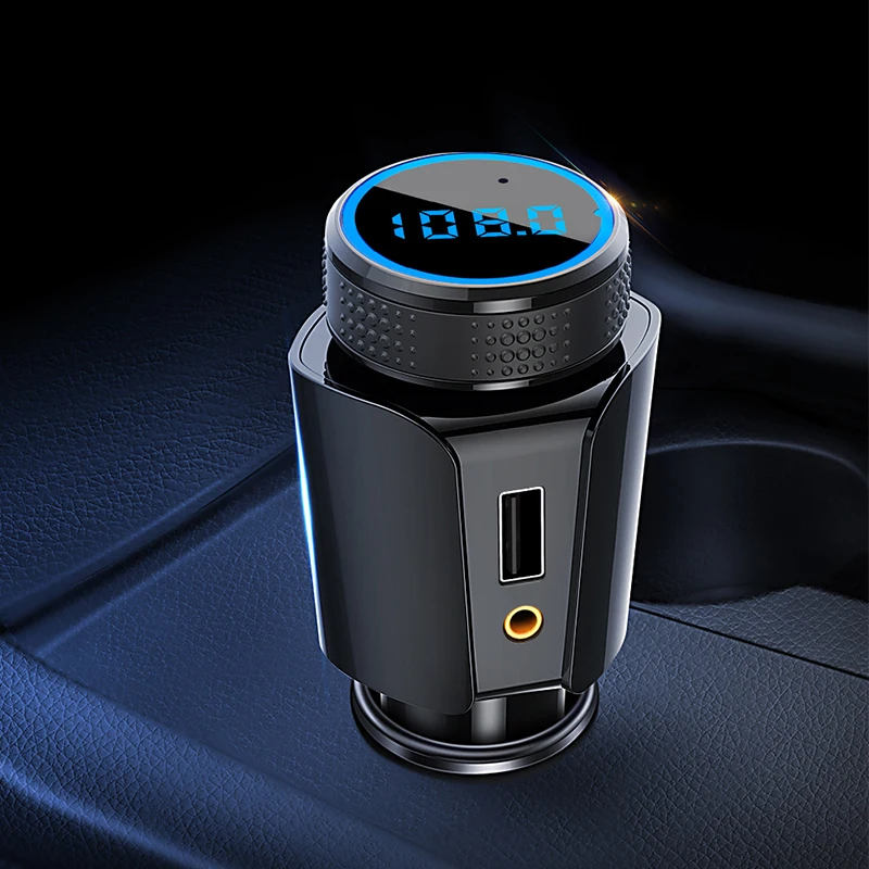 CDEN Автомобильный MP3 Bluetooth fm-передатчик зарядное устройство для мобильного телефона Aux аудио выход TF карта без потерь вещание Bluetooth автомобильный комплект