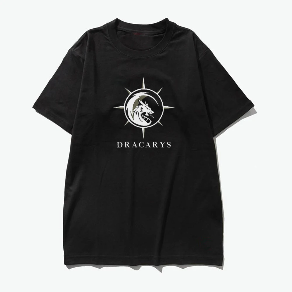 2019 летняя хлопковая Футболка Harajuku эстетика Женская Сексуальная Dracarys с логотипом