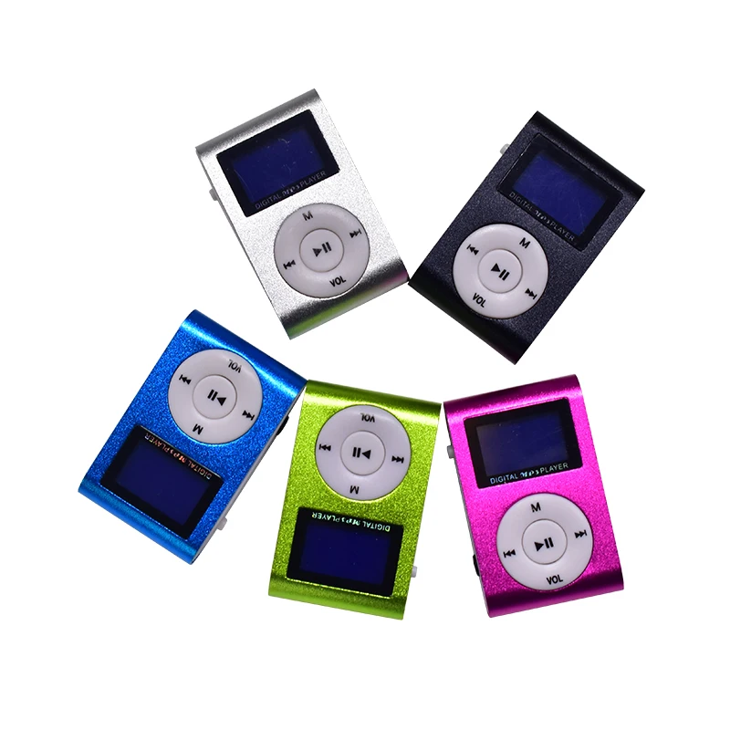 FGHGF мини mp3 USB репродуктор de MP3 дель-клип del ЖК-дисплей pantalla de la Ayuda 32 ГБ карта Micro SD TF CardSlick элегантные Deporte
