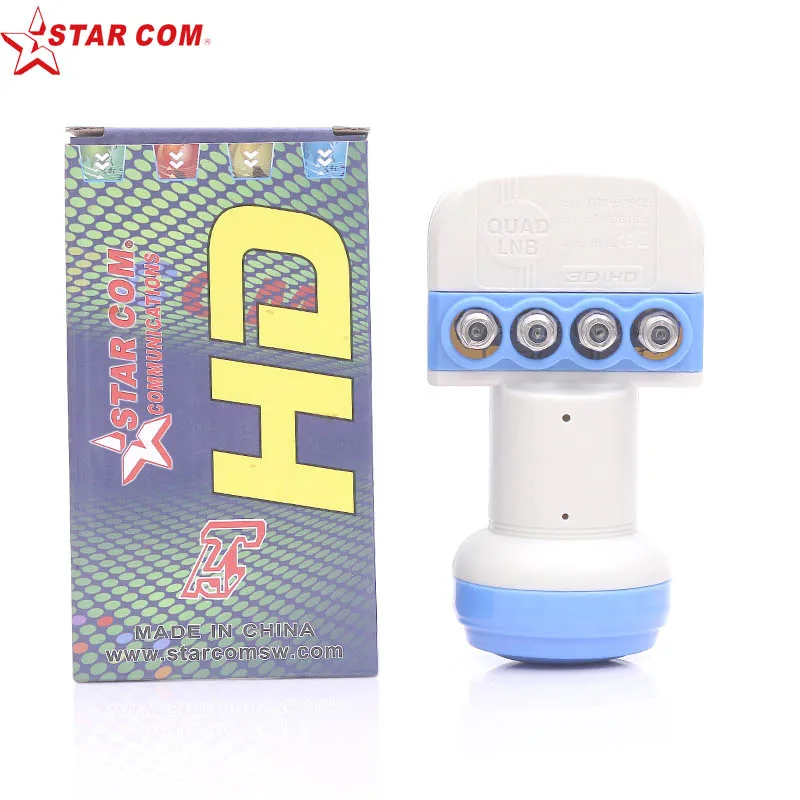 

5pcs Quad LNB For Satellite TV Receiver KU BAND Universal Quad LNB Low Noise Figure 0.1dB LNBF Linear Polarization LNB