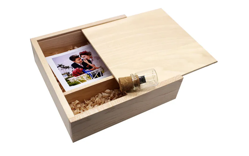 JASTER 205*205*60 мм, фотоальбом деревянный USB+ коробка usb флэш-накопитель карта памяти USB 3,0 8GB 16GB Пользовательский логотип фотография свадьба