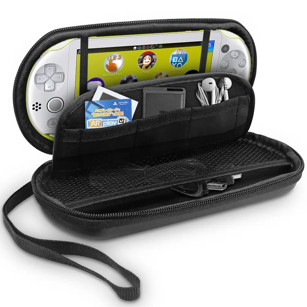 Сумка для хранения дорожный защитный чехол PS Vita PSV 2000 PlayStation bolsa tassen Shell со слотом