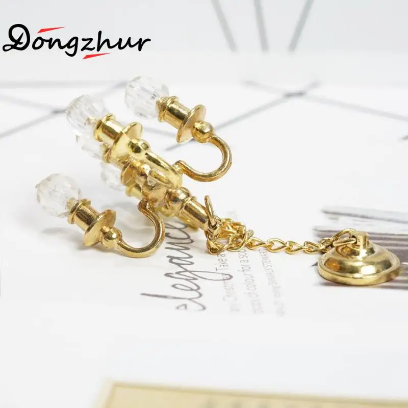 Dongzhur кукольный домик миниатюрная мебель 1:12 Кукольный дом сцена аксессуары мини лампа люстра не может светильник миниатюрная люстра