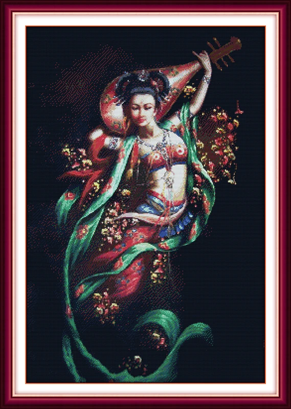 Joy Sunday Dunhuang Женская Серия Счетный 14CT и 11CT наборы для вышивки крестом DIY Ручная работа для вышивки домашний декор