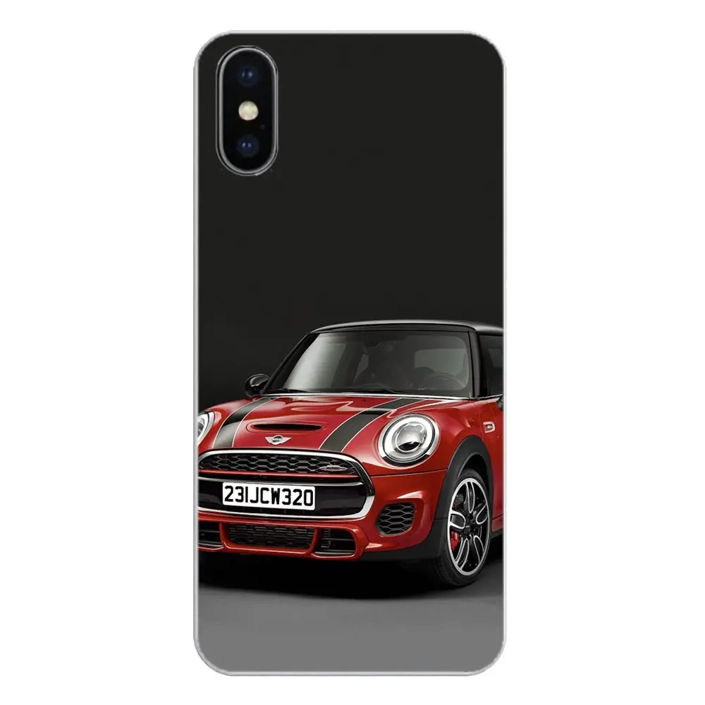 Для Samsung Galaxy S2 S3 S4 S5 MINI S6 S7 edge S8 S9 Plus Note 2 3 4 5 8 Coque Fundas car mini cooper jcw Мягкий Силиконовый