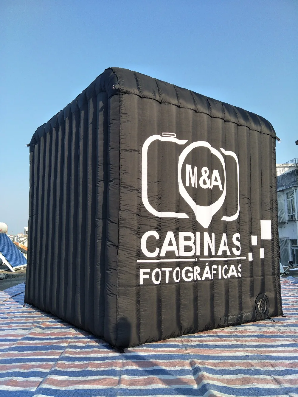 Чудесная наружная новая конструкция красивая надувная фотокабинка кабина с освещением и бесплатной росписью логотипа со скидкой