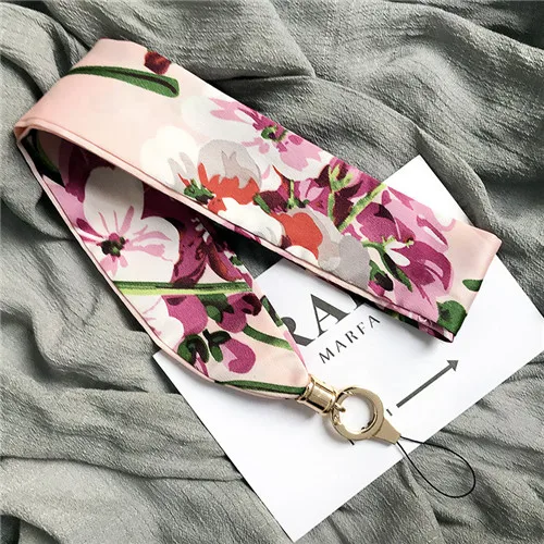 Id милый брелок для мобильного телефона на шею шнурок для ключей landyard cuello lanyards карты sleutelkoord correa llaves movil para телефоны - Цвет: Розовый