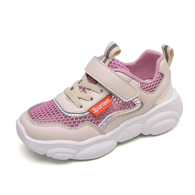 SH005Pink Bekamille детские сандалии лето для мальчиков детские повседневные кроссовки детская дышащая сетчатая обувь для девочек Модная студенческая обувь для бега - Цвет: SH005Pink