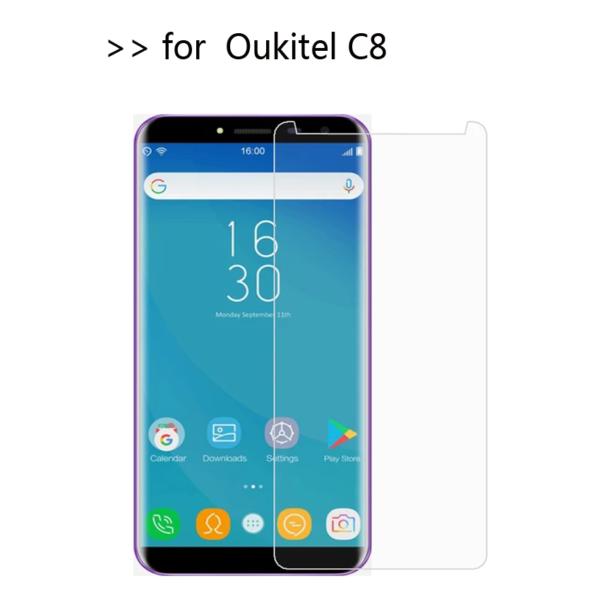 Oukitel C8 защитная пленка из закаленного стекла для Защитная стеклянная