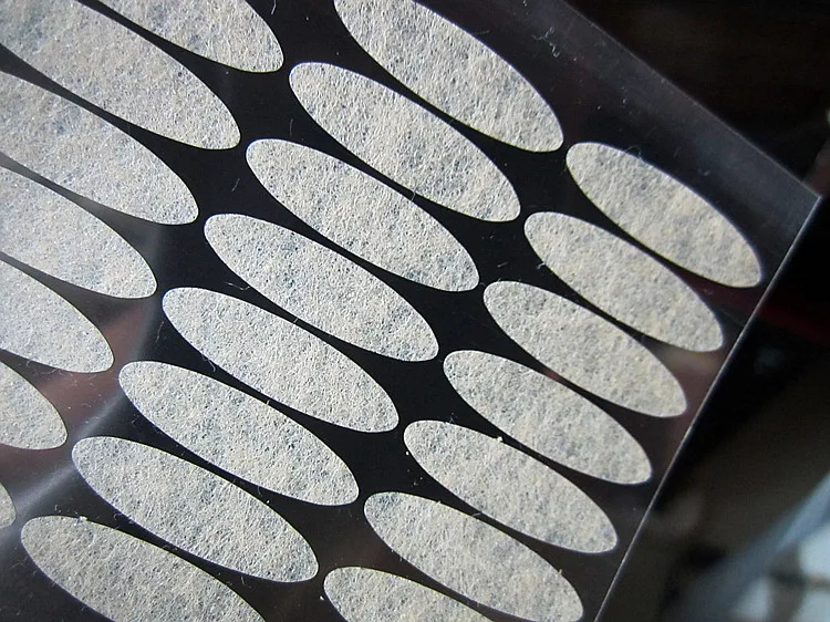 240 шт./лот размер М бумага в полоску телесный макияж подводка для глаз век лента