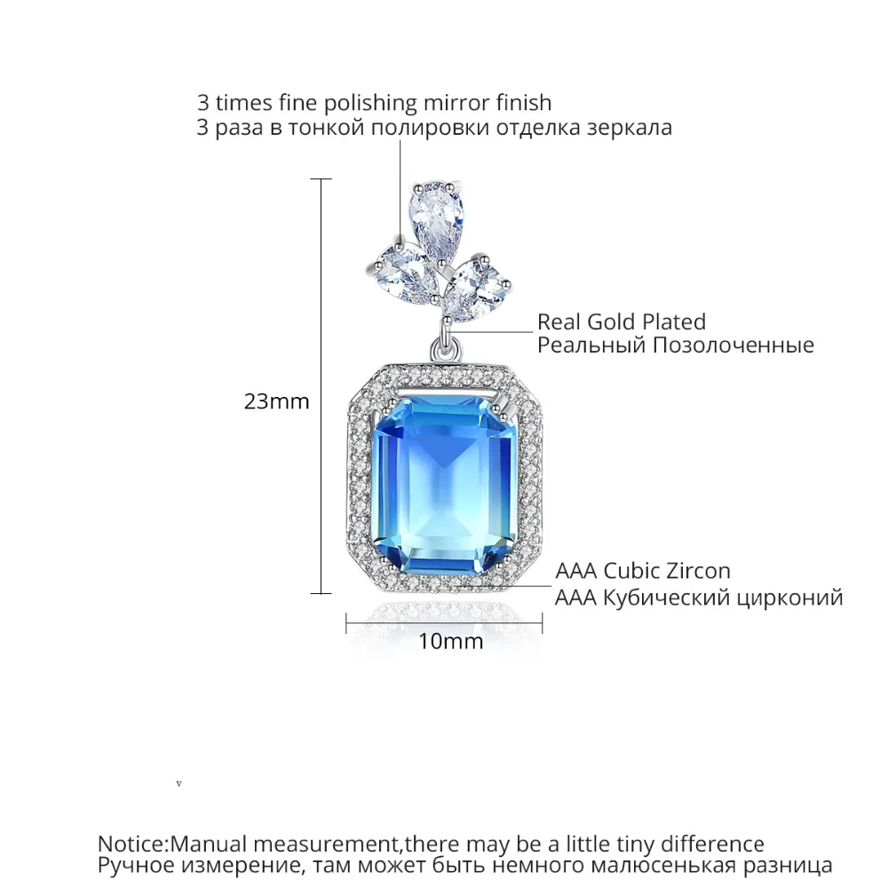 LUOTEEMI брендовые изысканные серьги-подвески для женщин вечеринок и свиданий