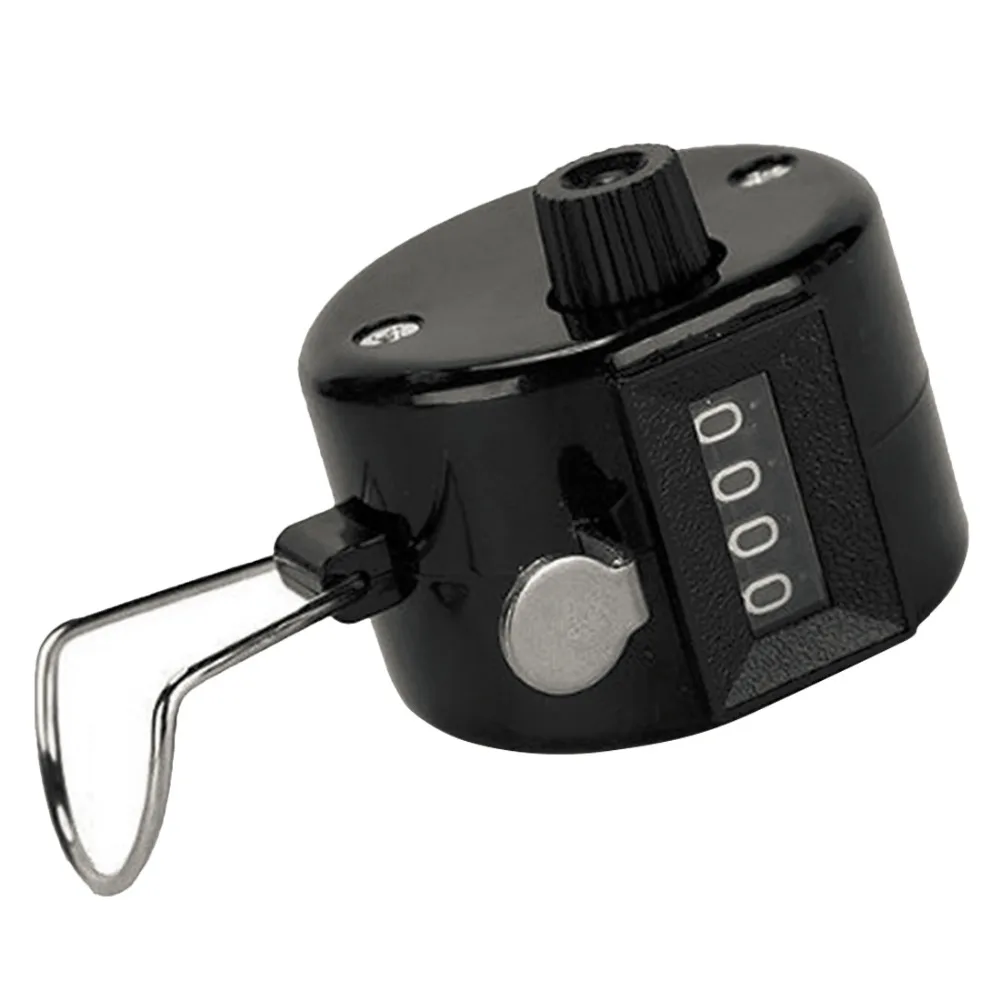 Ручная тележка с Нажмите счетчик 4 цифры палец Дисплей ручной подсчет кликер