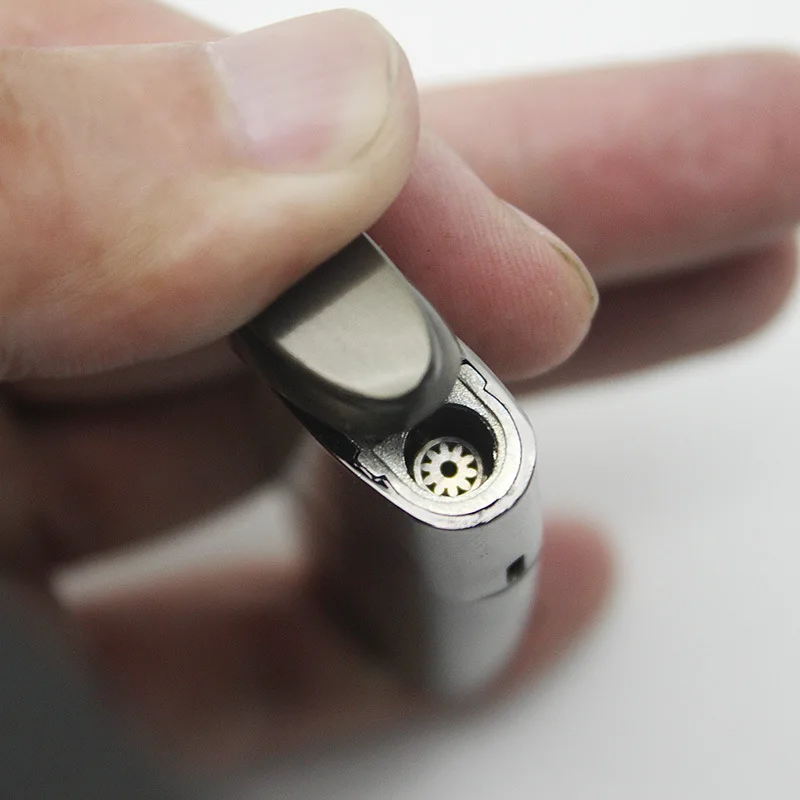 Портативные тонкие аксессуары для сигарет металлическая зажигалка газовая