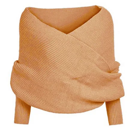 Solid Women Sweaters and Pullovers Thick Coat V Neck Jumper | Женская одежда