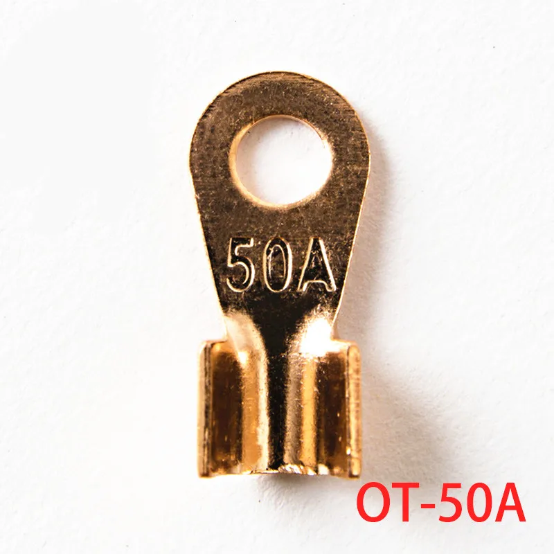 Медный соединитель кабеля аккумулятора 50 шт А обжим клемм провод 4 10 мм2|connector