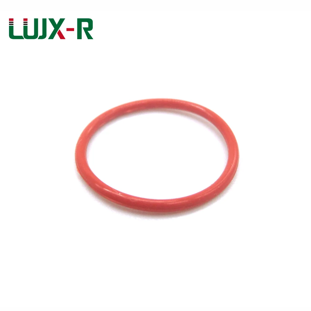 LUJX-R 300 шт 1 мм уплотнительное кольцо набор силиконовых красных коробок уплотнительное кольцо VMQ шайба разные размеры Водонепроницаемость ассортимент