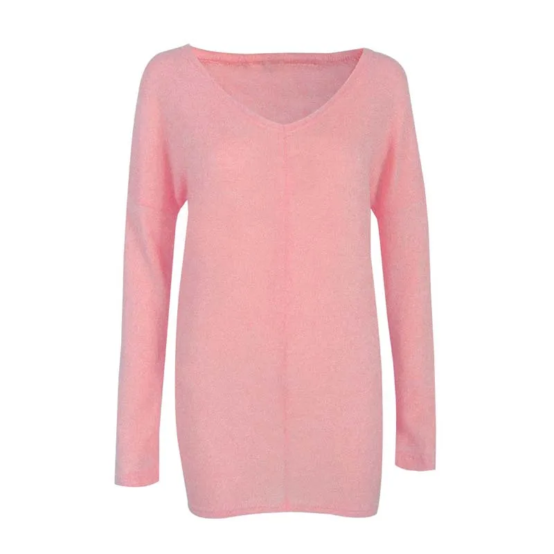 Autumn Winter Sweater Pullovers Long Sleeve Women Sexy Warm Female Loose Sweaters For Pullover Tops Jumpers | Женская одежда