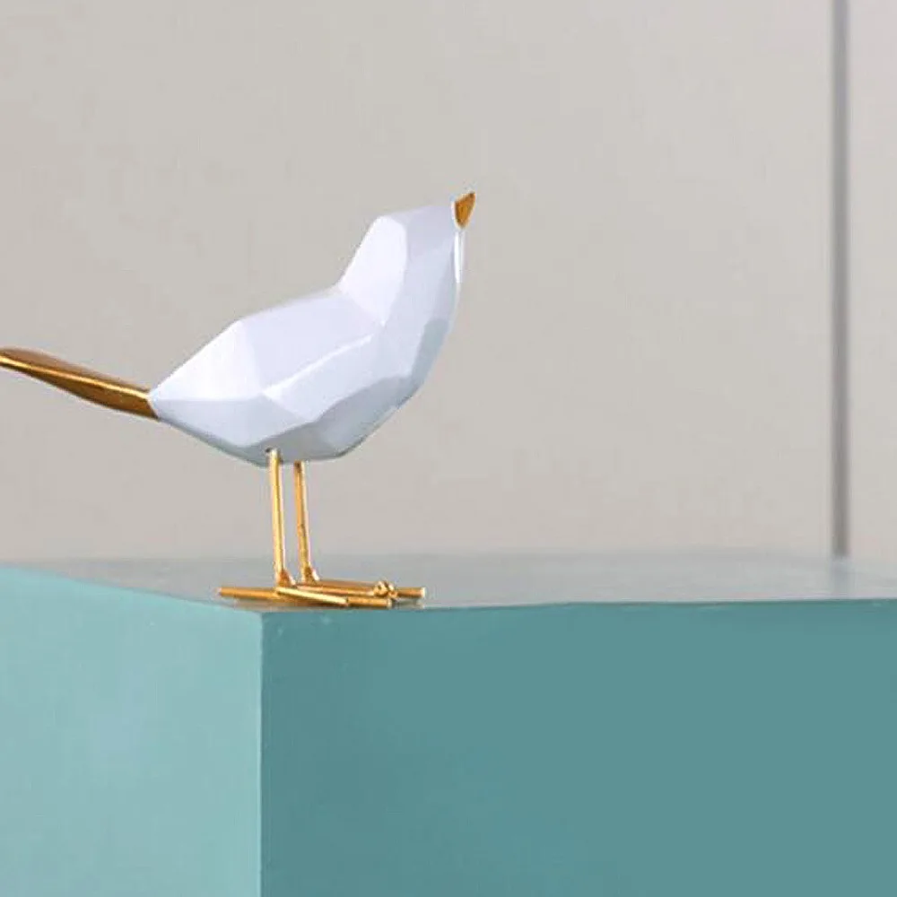Геометрическая фигурка птицы из смолы украшение для дома ремесло Свадебный