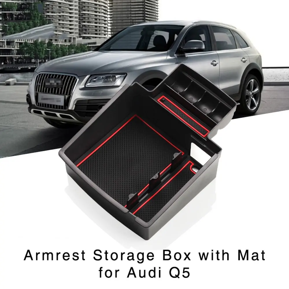 Подлокотник коробка для хранения держатель Ford Audi Q5 2009 2010 2011 2012 2013 2014 2015 2016 2017