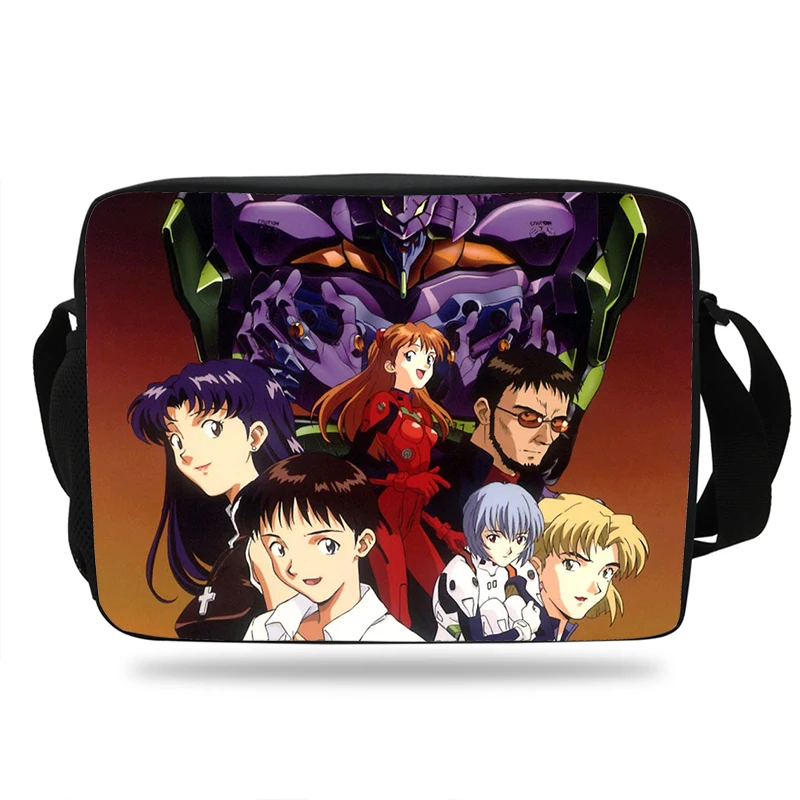 Аниме Neon Genesis Евангелион школьные сумки для девочек подростков через плечо