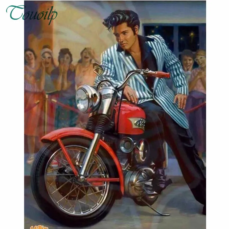 Полная квадратная Алмазная 5D DIY алмазная живопись &quotЭлвис на регулировкой&quot