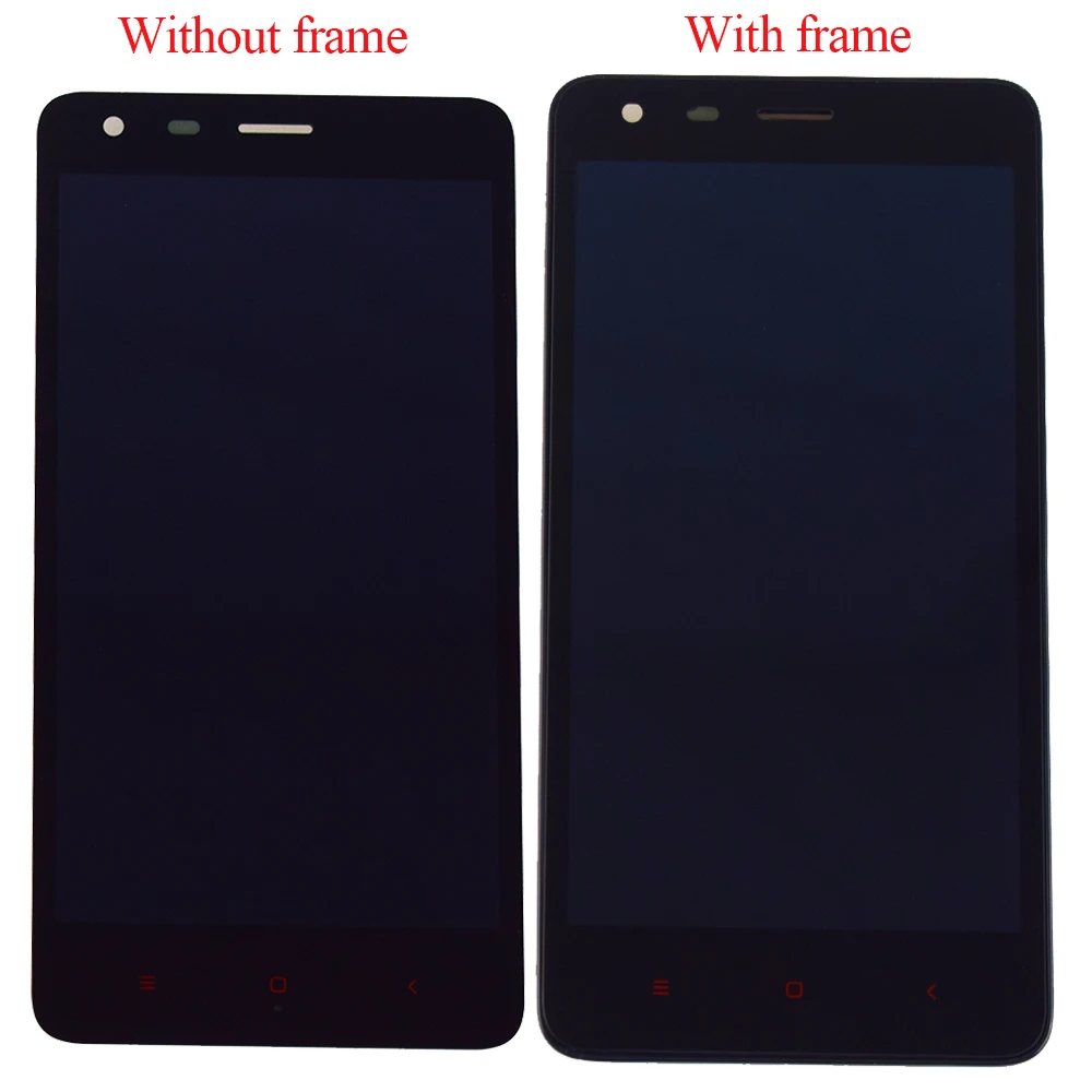 For Xiaomi Redmi 2 LCD Display Touch Screen Digitizer Assembly Frame Hongmi 2A Replacement | Мобильные телефоны и