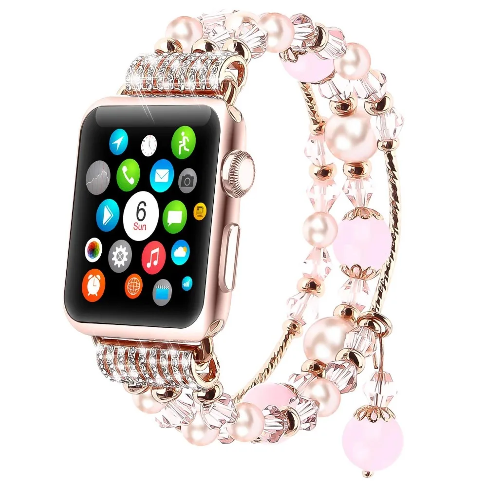 Кристальные бриллиантовые часы Starp для Apple Watch 7 6 5 4 Band 41 мм 45 44 40 браслет iwatch series 3 2 1