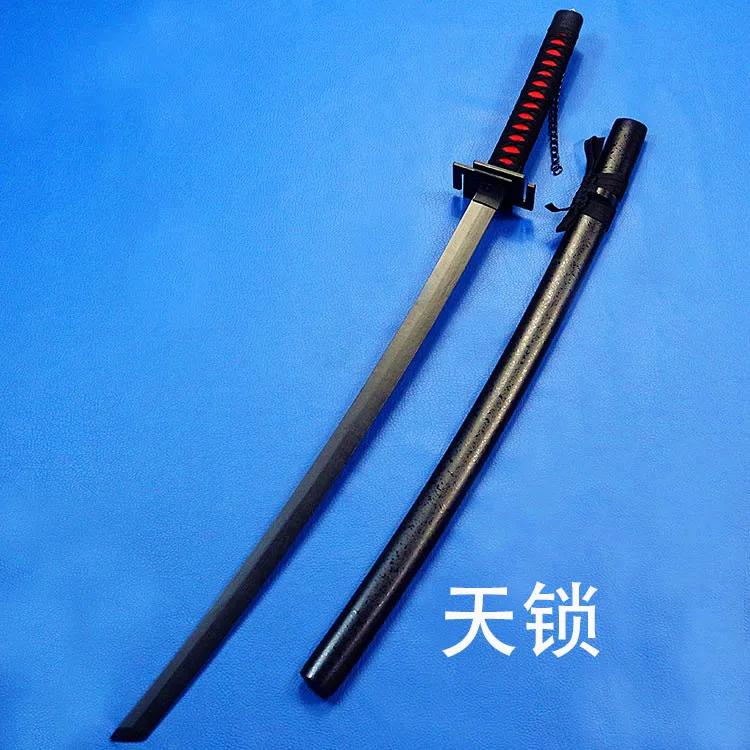 Bleach Рукия Куросаки ichigoku ЯПОНСКИЙ KATANA Косплей деревянный меч лезвие ножа оружие Косплэй Реквизит Высокое качество - Цвет: as show