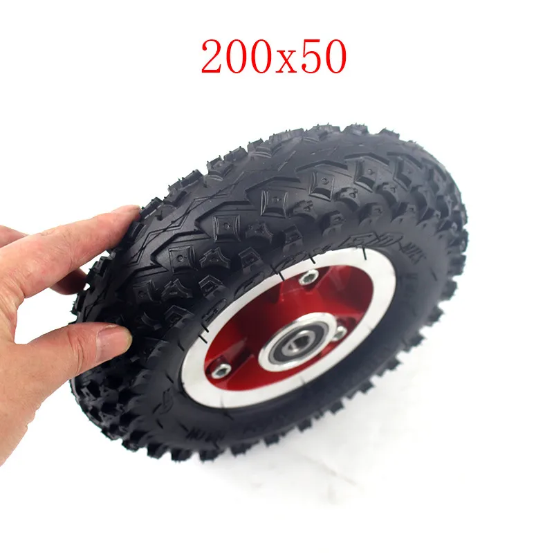 Хорошее качество 200x50 шины с Ступицей Колеса 8 дюймов скутер 200*50 электрический скутер шины внутренняя труба " колеса