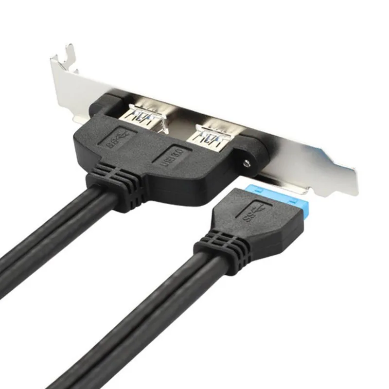 Компьютерный кабель-удлинитель USB3.0 для задней панели | Электроника