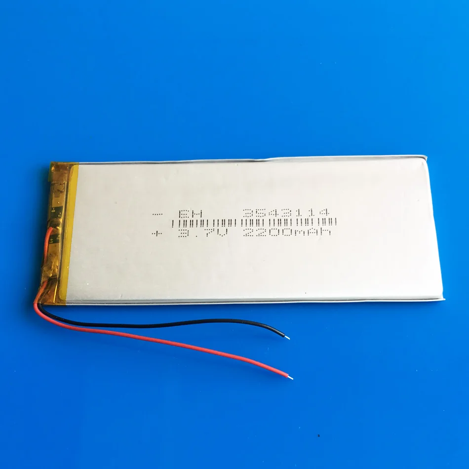 Литий полимерные аккумуляторные батареи 3 7 2200 в 3543114 мАч для MP3 GPS навигатора DVD power