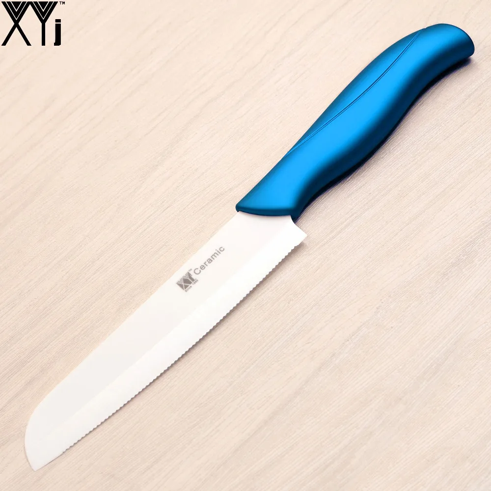 Лидер продаж santoku Кухня Ножи цельнокроеное платье острым зубчатым хлеб Керамика