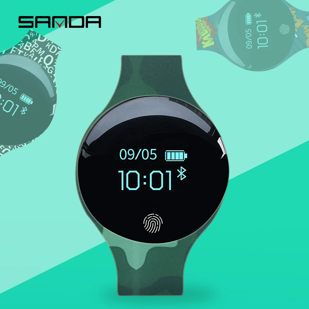 Детский смарт браслет SANDA SD02 детские спортивные браслеты напоминание о калориях