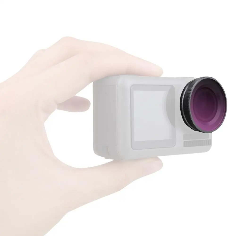 

Adjustable Camera Lens Filter Scuba Lens Set UV CPL ND4/8/16/32 ND4/8/16/32-PL for DJI Osmo Action Diving Underwater Spare Part
