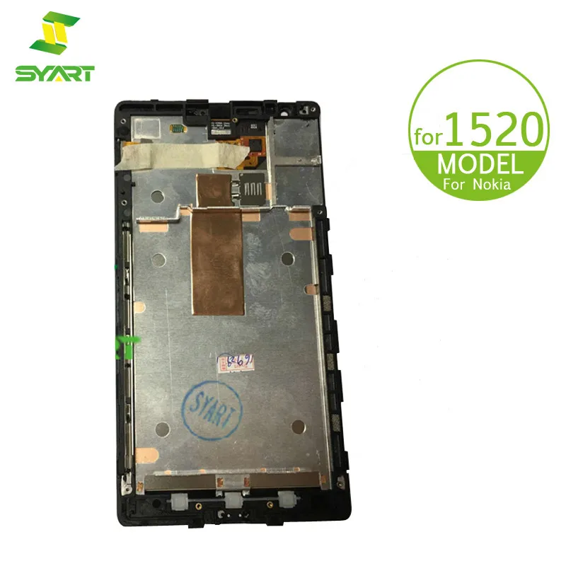 Для Nokia Lumia 1520 ЖК дисплей сенсорный экран дигитайзер сборка с рамкой Замена +