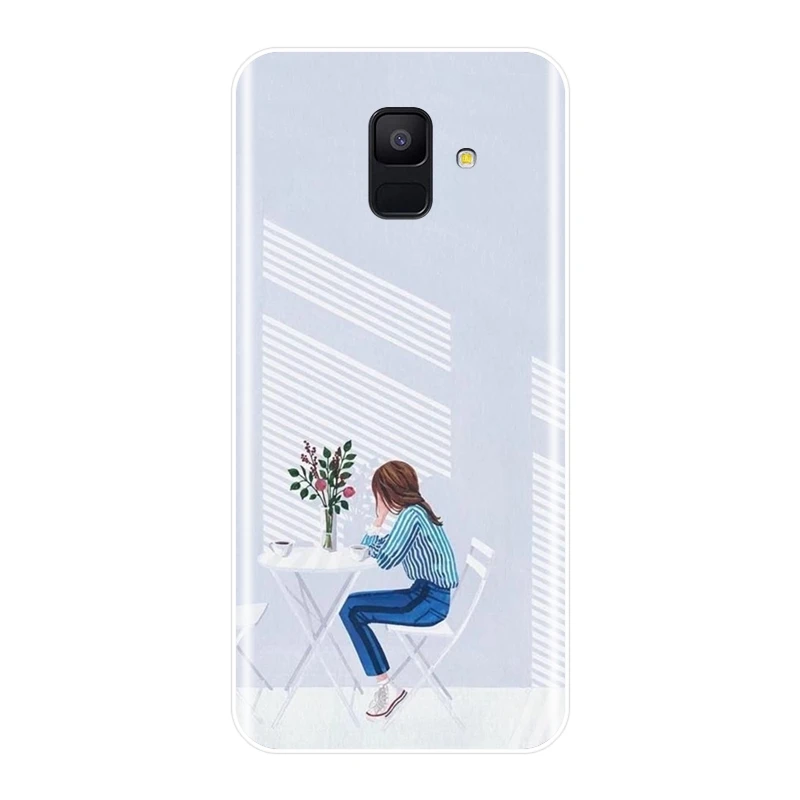 Kpop Girl корейский чехол для телефона силиконовый Samsung Galaxy A3 A5 2016 2017 A6 A7 A8 2018 мягкая