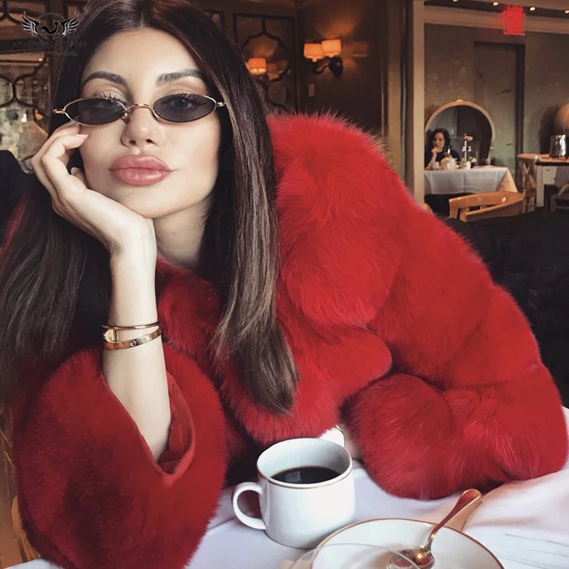 Tatyana Furclub натуральное меховое пальто из натурального Лисьего меха, пальто, куртка, модное меховое зимнее пальто для девочек, Женское пальто, большие размеры, можно изготовить по индивидуальному заказу