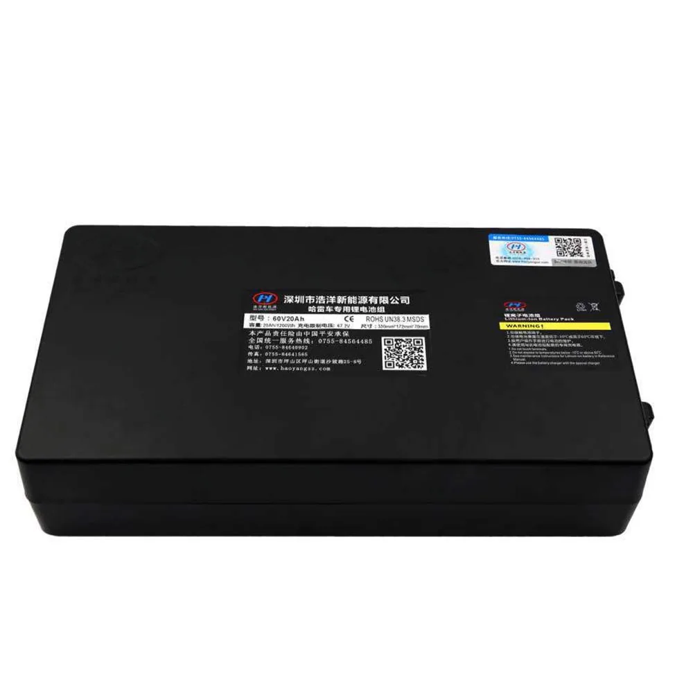 Съемный аккумулятор для электрического велосипеда 60 v 20ah 1000 W halley Электрический