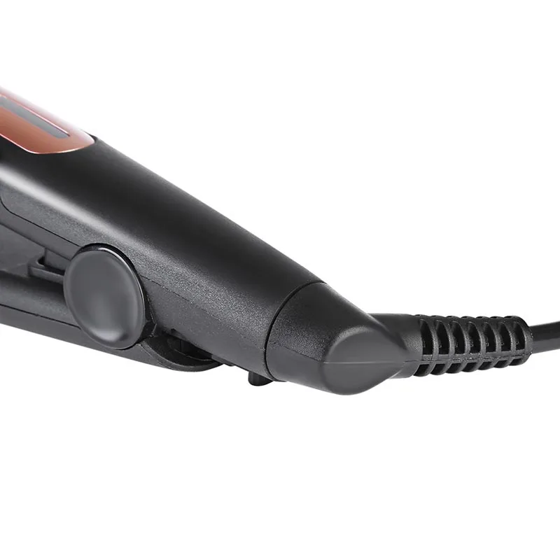 Pro Tourmaline Ceramic Hair Straightener Flat Iron Styling Tool 100-240V With Electric Thermostat Straight Perm Hairdresser | Красота и