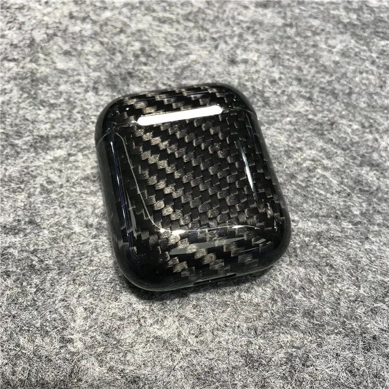 Защитный чехол из настоящего углеродного волокна для Apple, гарнитура для AirPods, пылезащитная заглушка, чехол для AirPods, ультра тонкий, полное покрытие, протектор