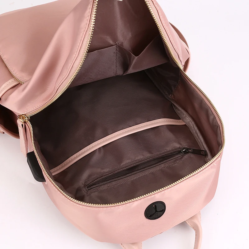 Повседневный высококачественный нейлоновый школьный рюкзак для