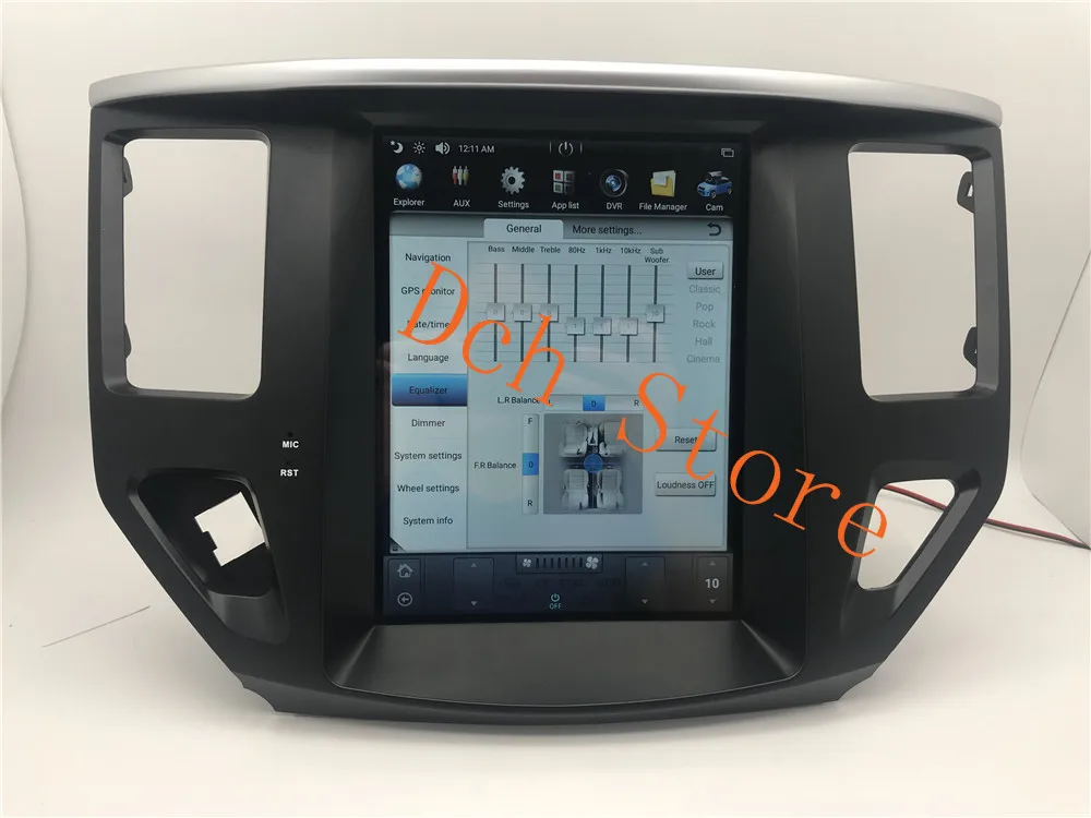 10,4 ''PX6 tesla стиль Android 8,1 автомобильный dvd-плеер gps навигация для NISSAN Pathfinder 2013 ips