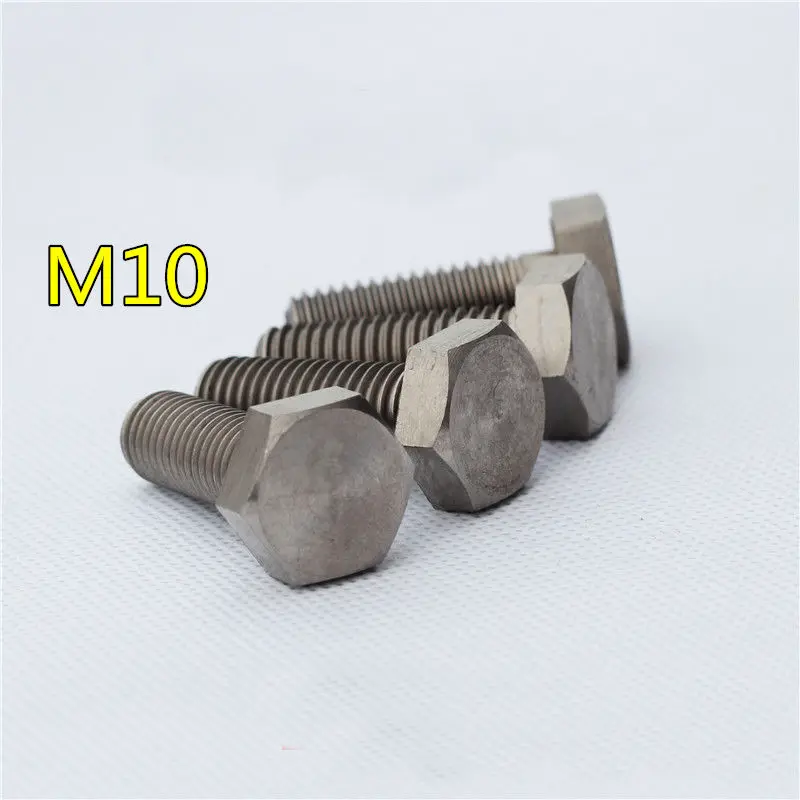 Шестигранные титановые винты M10 TA2 чисто болты M10x10/15/20/25/30/35/40/45/50/55/60/65/70/75/80/85-120 мм L |