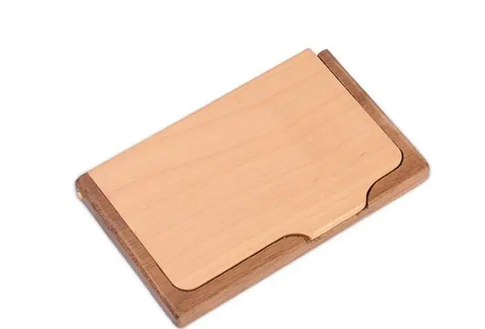 20 шт. винтажный деревянный бизнес контейнер для хранения карточек удостоверения