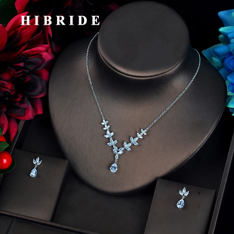 Новое поступление индийских ювелирных изделий HIBRIDE Свадебный Комплект бижутерии