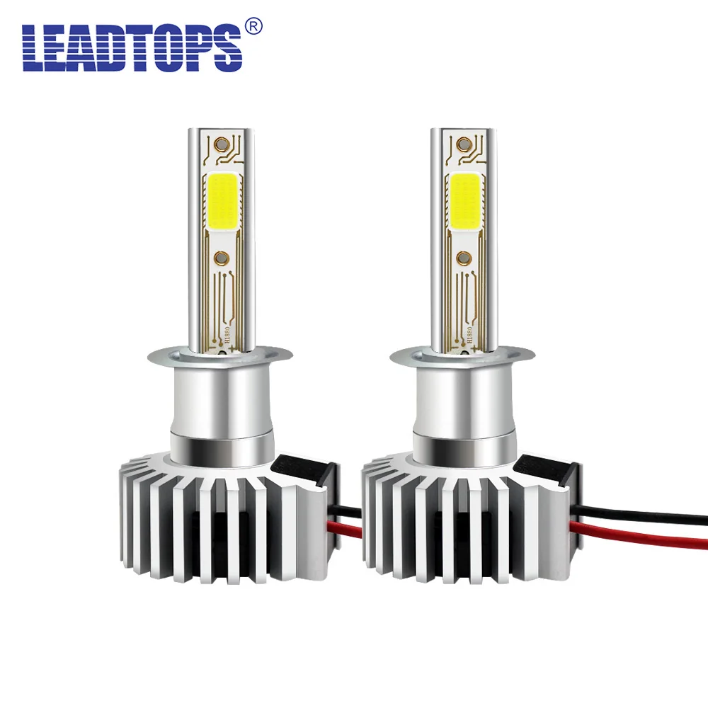 LEADTOPS 2 шт. H11 HB4 H1 HB2 H4 HB3 H7 H9 фотолампы 9005 9012 5202 Противотуманные фары 8000LM