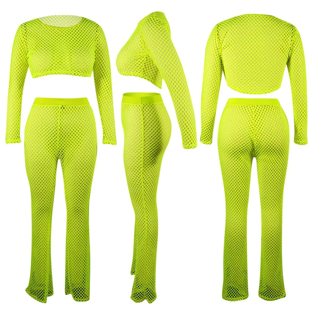 Женские комбинезоны с круглым вырезом Joiekuno однотонные длинные облегающие