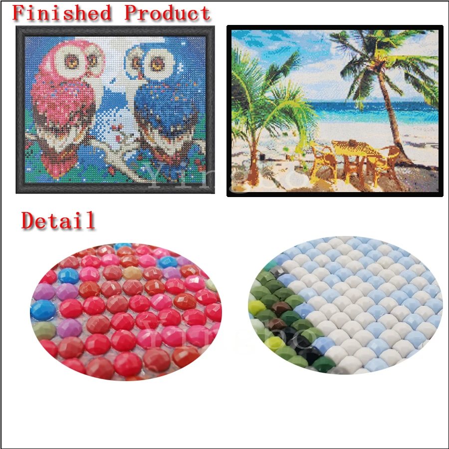 full square/round diamond embroidery bead 5d diy Diamond painting wolf family Cross Stitch mosaic black white wall art | Дом и сад