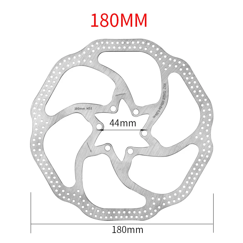 180mm disc Велосипедные тормозные колодки для горного велосипеда, передние задние дисковые тормоза, велосипедные детали из алюминиевого сплава, велосипедный диск, роторный диск, тормоза MTB, аксессуары - Цвет: 180mm disc